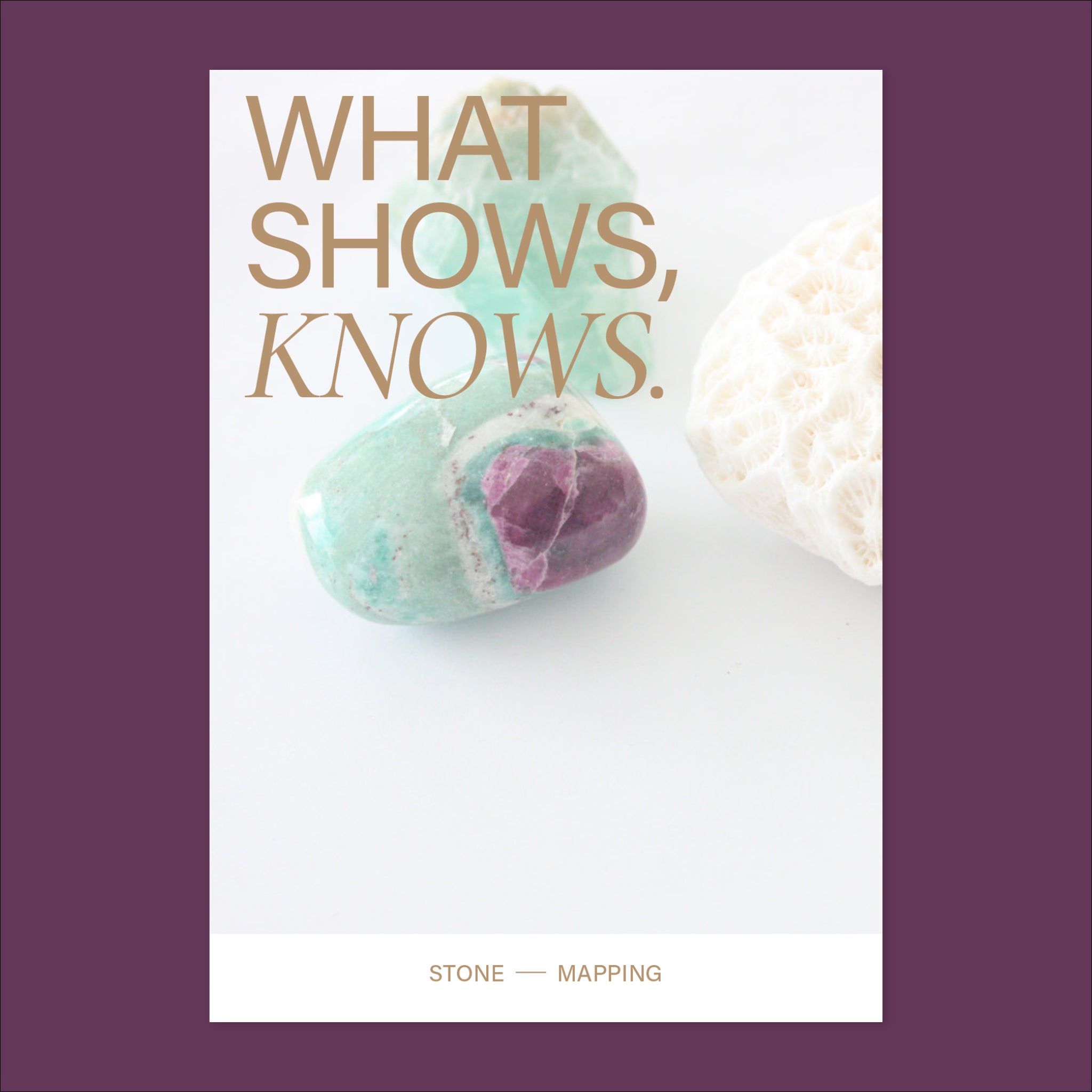 What shows, knows